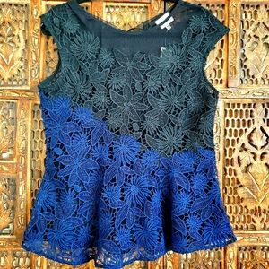 NWT Anthropologie Holiday Lace Top
